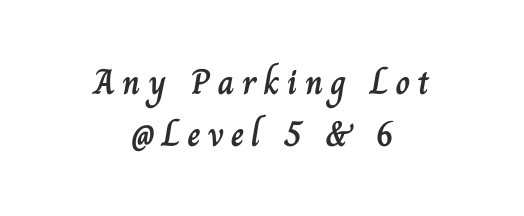 Any Parking Lot Level 5 6